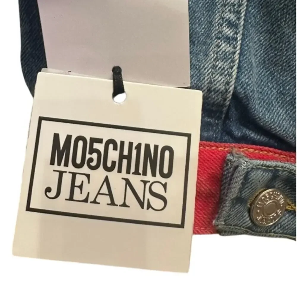 Moschino - Graphic Print Denim Cotton Jacket - Picture 11 of 11